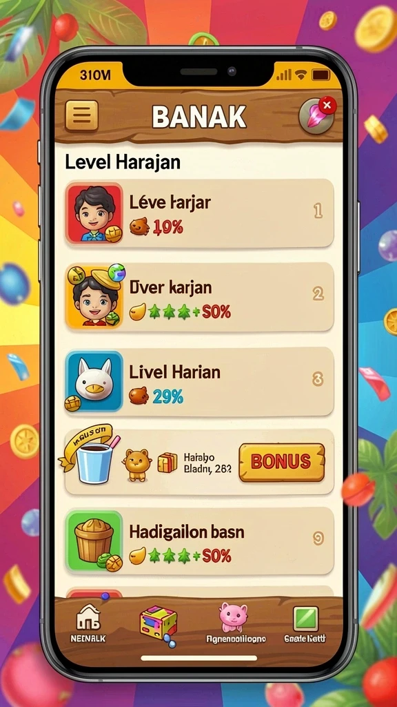 Fitur bonus yang meningkatkan keseruan bermain.