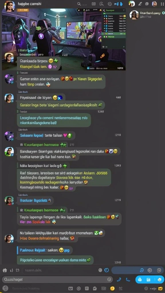 Tampilan menu permainan yang menarik dan mudah dinavigasi.