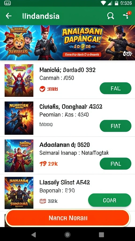 Mode permainan yang seru dan bervariasi.