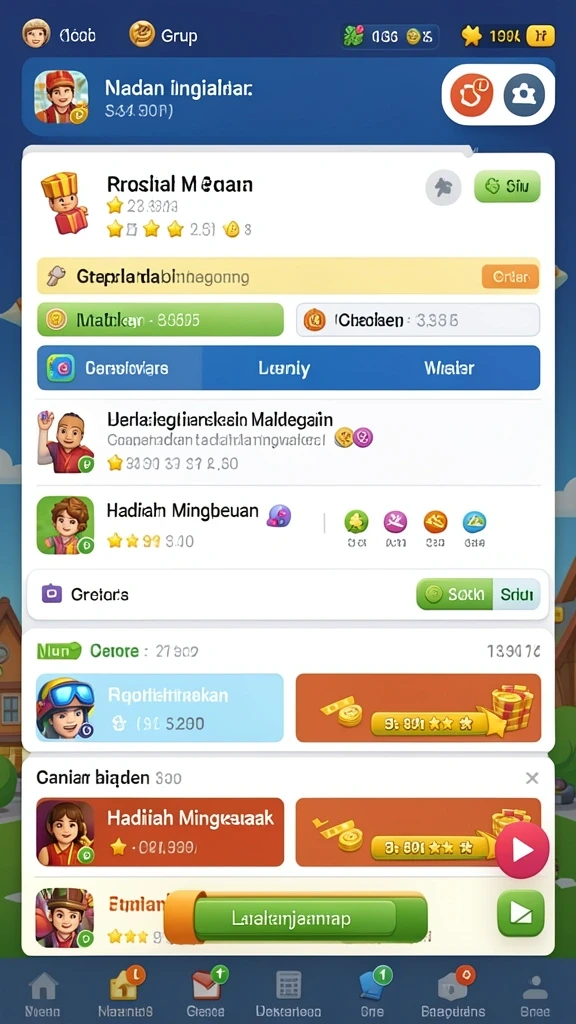 Screenshot menampilkan tampilan grafis yang memukau.