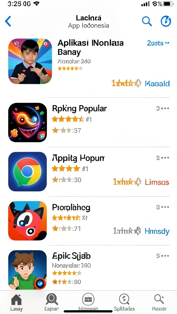 Karakter-karakter unik yang bisa dipilih.