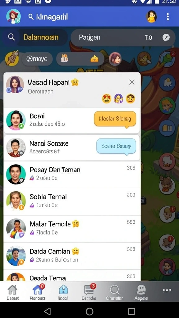 Berbagai tantangan seru di setiap level.