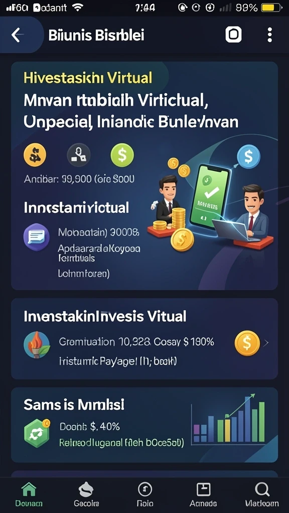 Screenshot fitur interaksi sosial yang menarik.