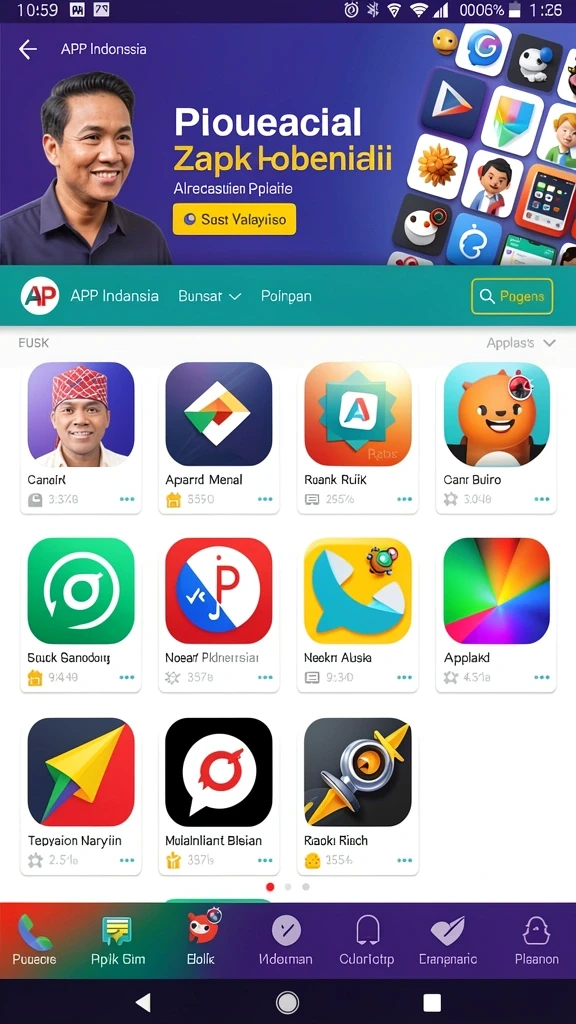 Screenshot menampilkan grafik yang memukau.
