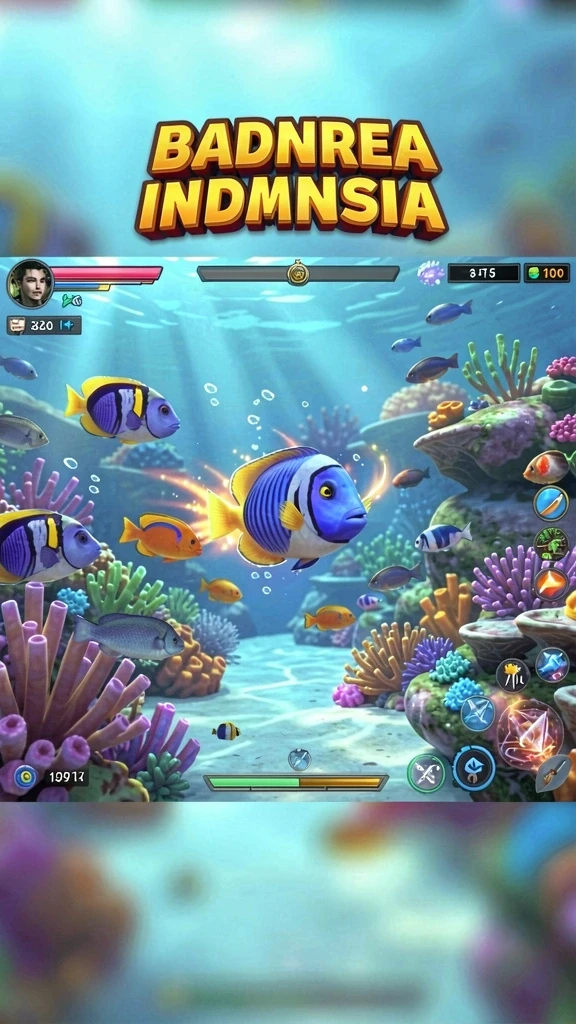Screenshot aksi pemain dalam pertandingan multiplayer yang seru.