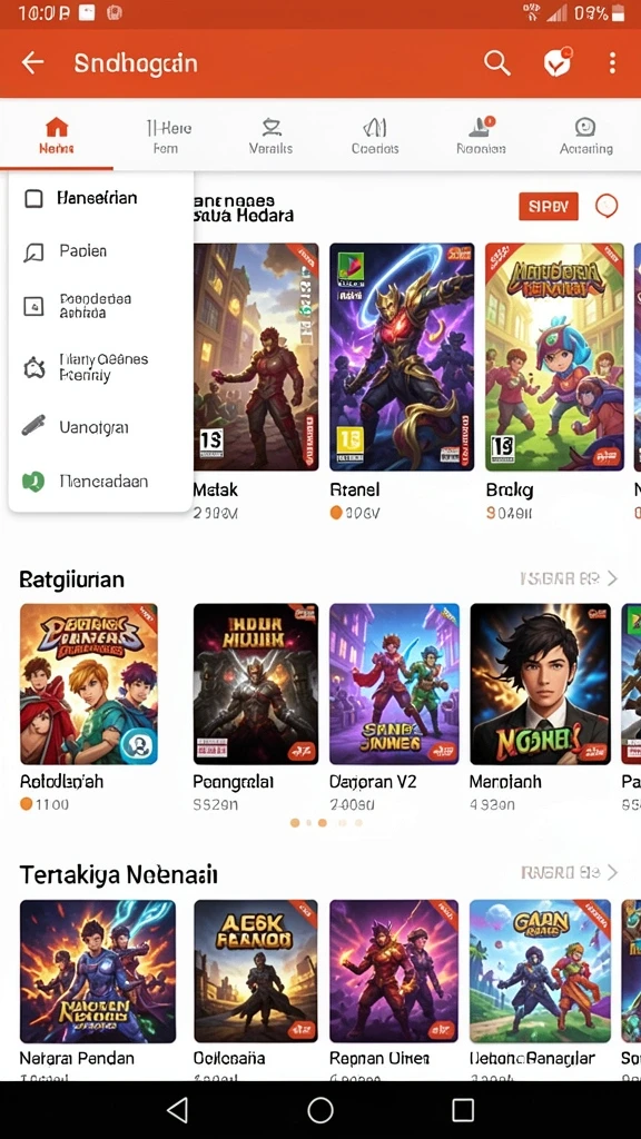Tampilan antarmuka pengguna yang menarik dan responsif.
