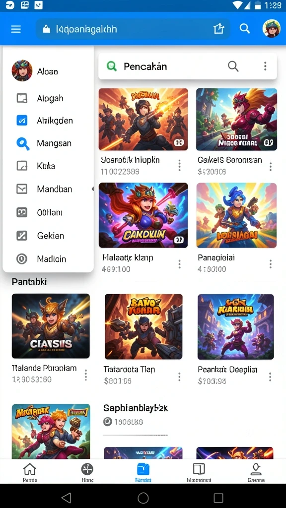 Tampilan antarmuka yang user-friendly dan menarik.