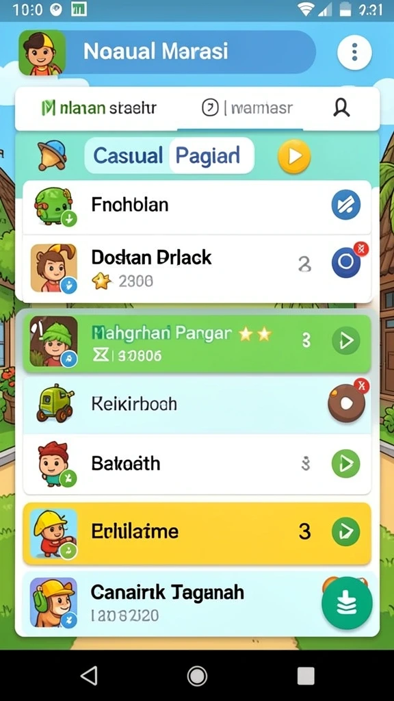 Fitur turnamen mingguan dengan hadiah menarik.