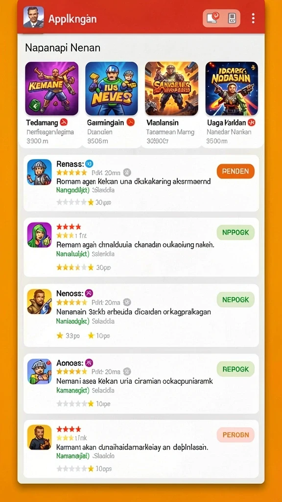 Tampilan antarmuka yang ramah pengguna dan mudah dinavigasi.