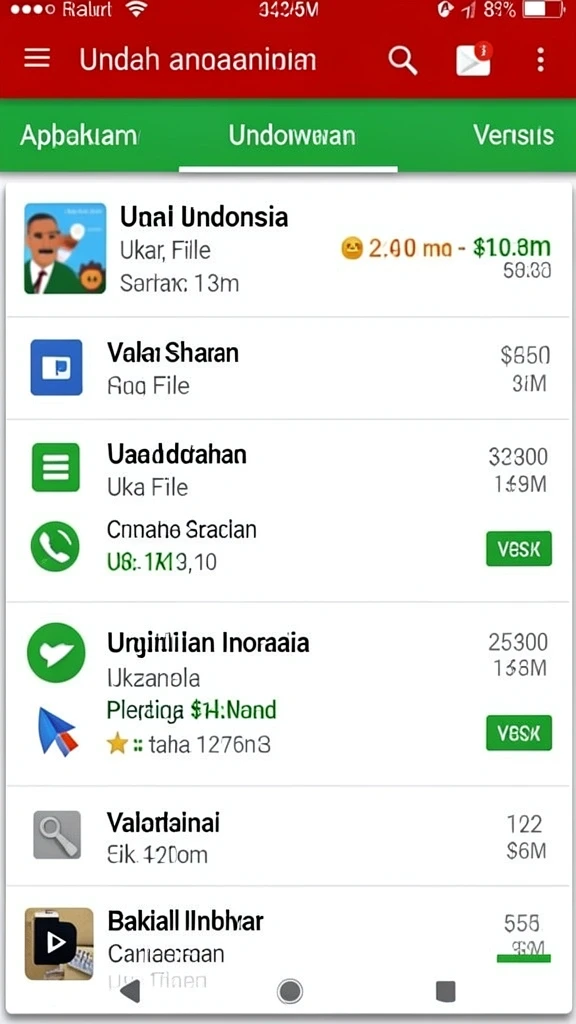 Tampilan antarmuka yang user-friendly dan intuitif.
