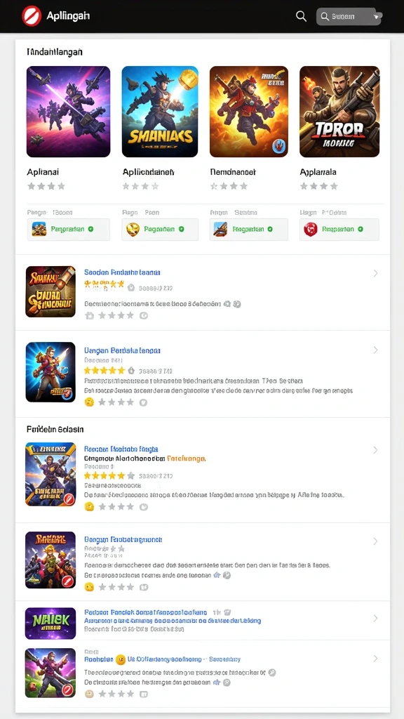 Screenshot dari sistem reward yang memikat dan adil.