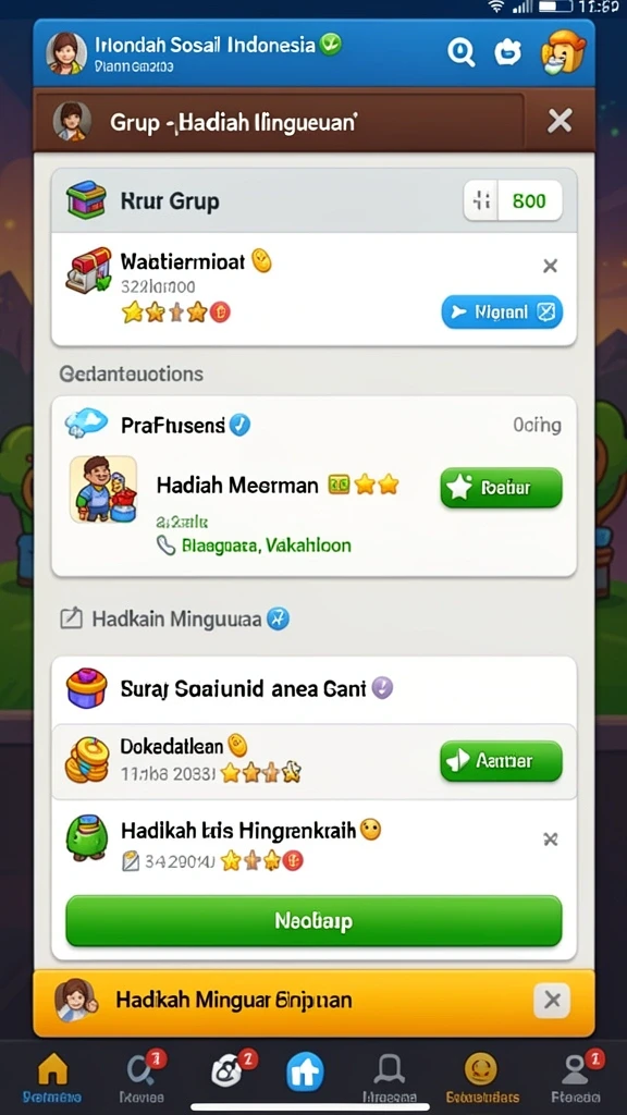 Tampilan antarmuka yang menarik dan mudah digunakan.