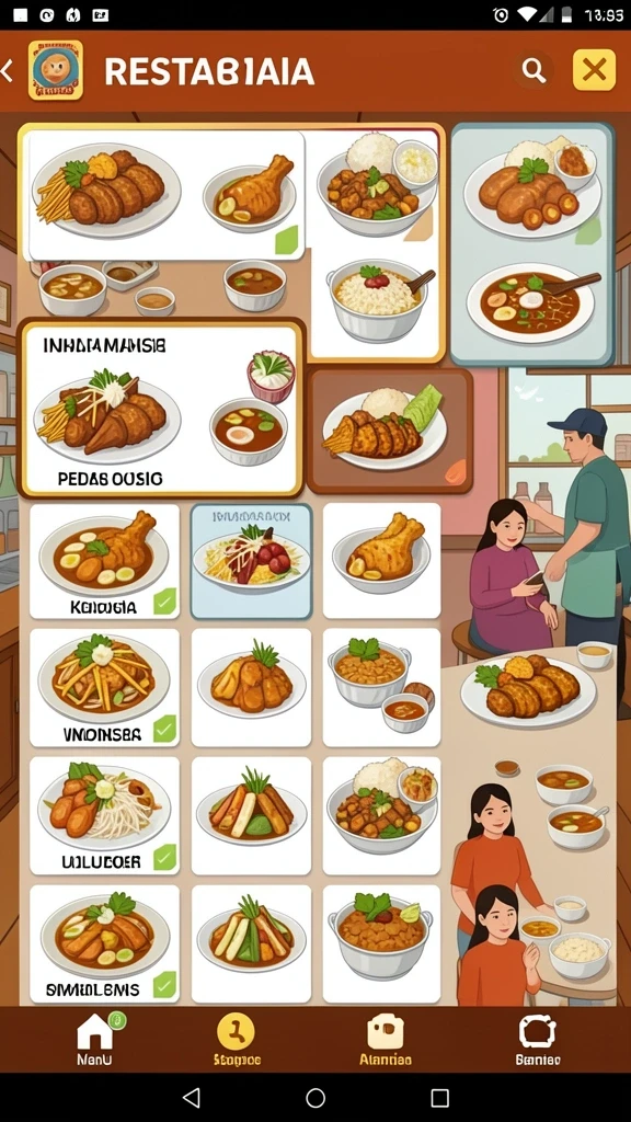 Tampilan antarmuka yang user-friendly dan menarik.