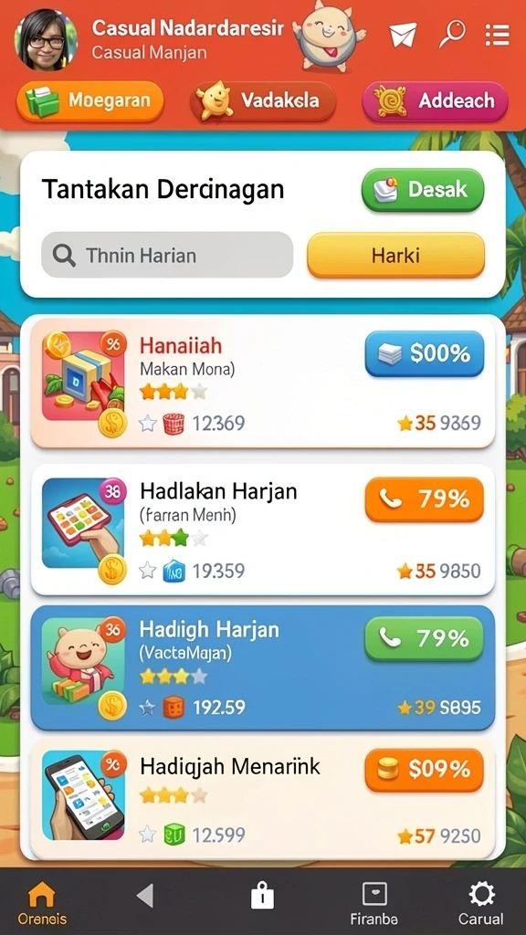 Mobil-mobil balap yang mendetail dan realistis.