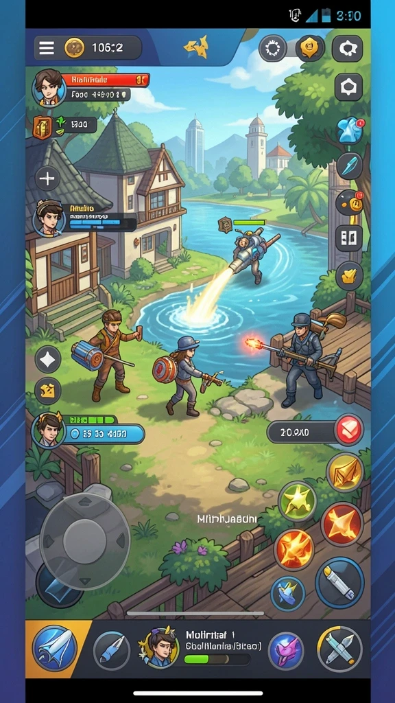 Fitur multiplayer yang memungkinkan bermain dengan teman.
