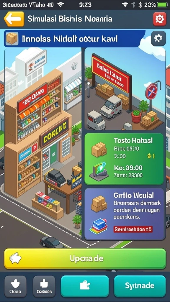 Tampilan antarmuka yang menarik dan user-friendly.