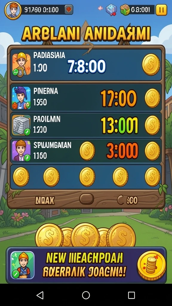 Sistem reward yang memotivasi untuk terus bermain.