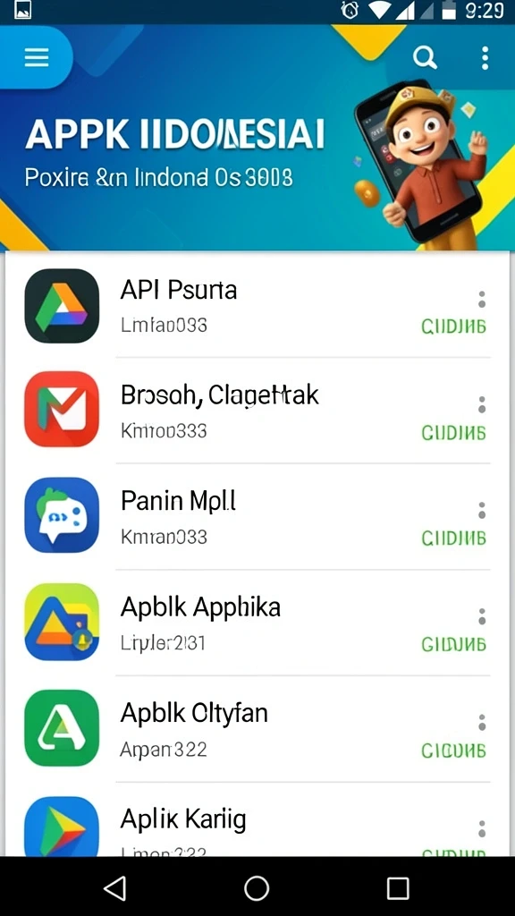 Tampilan awal aplikasi RAWONTOTO yang menarik.