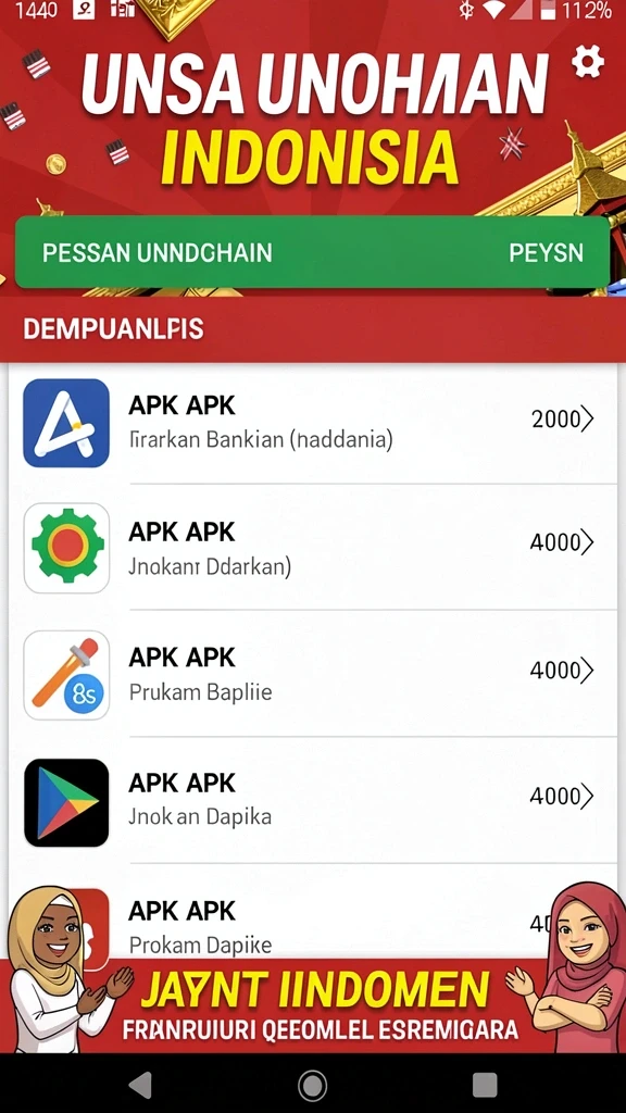 Karakter-karakter unik dengan desain menawan.