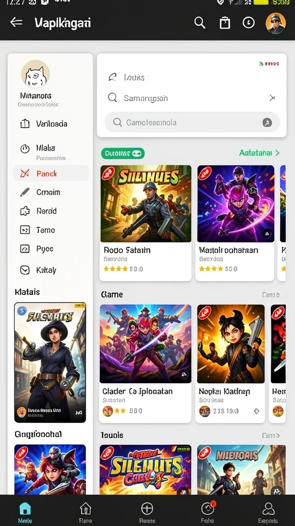 Tampilan awal yang menarik dan informatif.