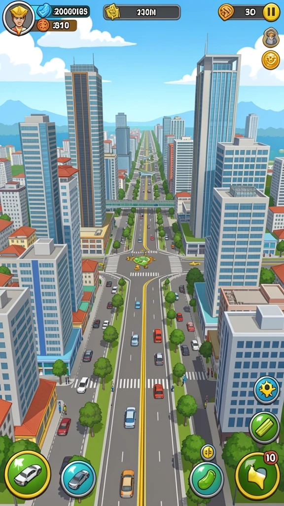 Pemandangan indah dalam permainan S13.
