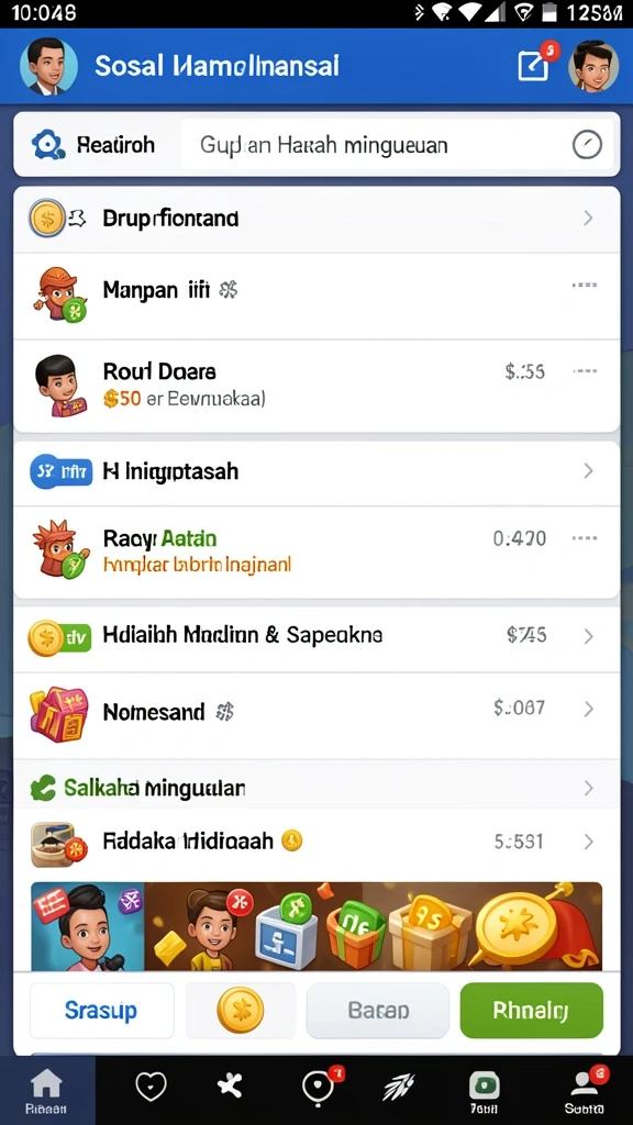 Karakter dengan kemampuan unik yang dapat dipilih.