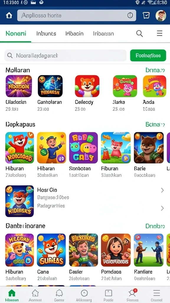Karakter dengan desain yang menarik dan unik.