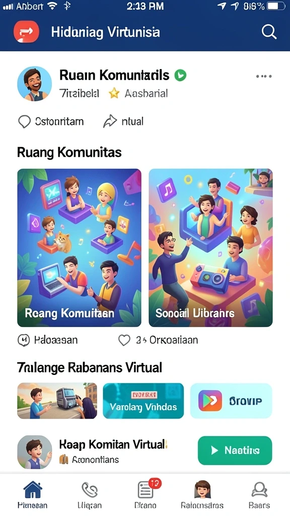 Tampilan antarmuka yang user-friendly dan mudah dinavigasi.