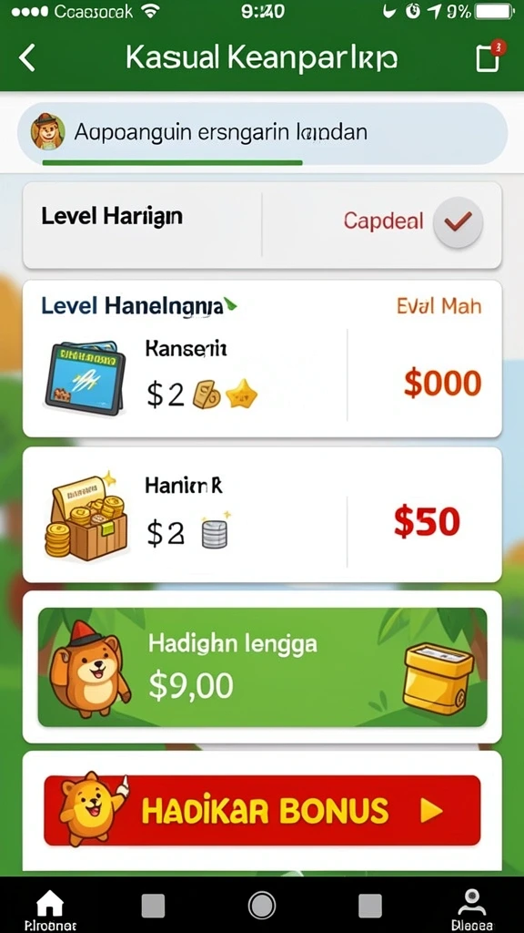 Berbagai permainan kasino menarik untuk dicoba.