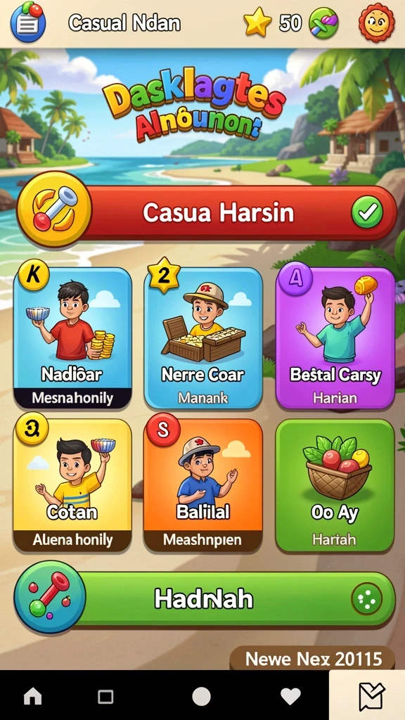 Karakter unik dengan kemampuan berbeda.